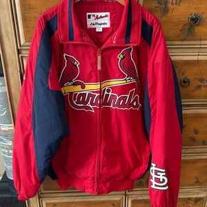 St. Louis Majestic Red and Navy Cardinals Jacket- Vintage Like Brand New!